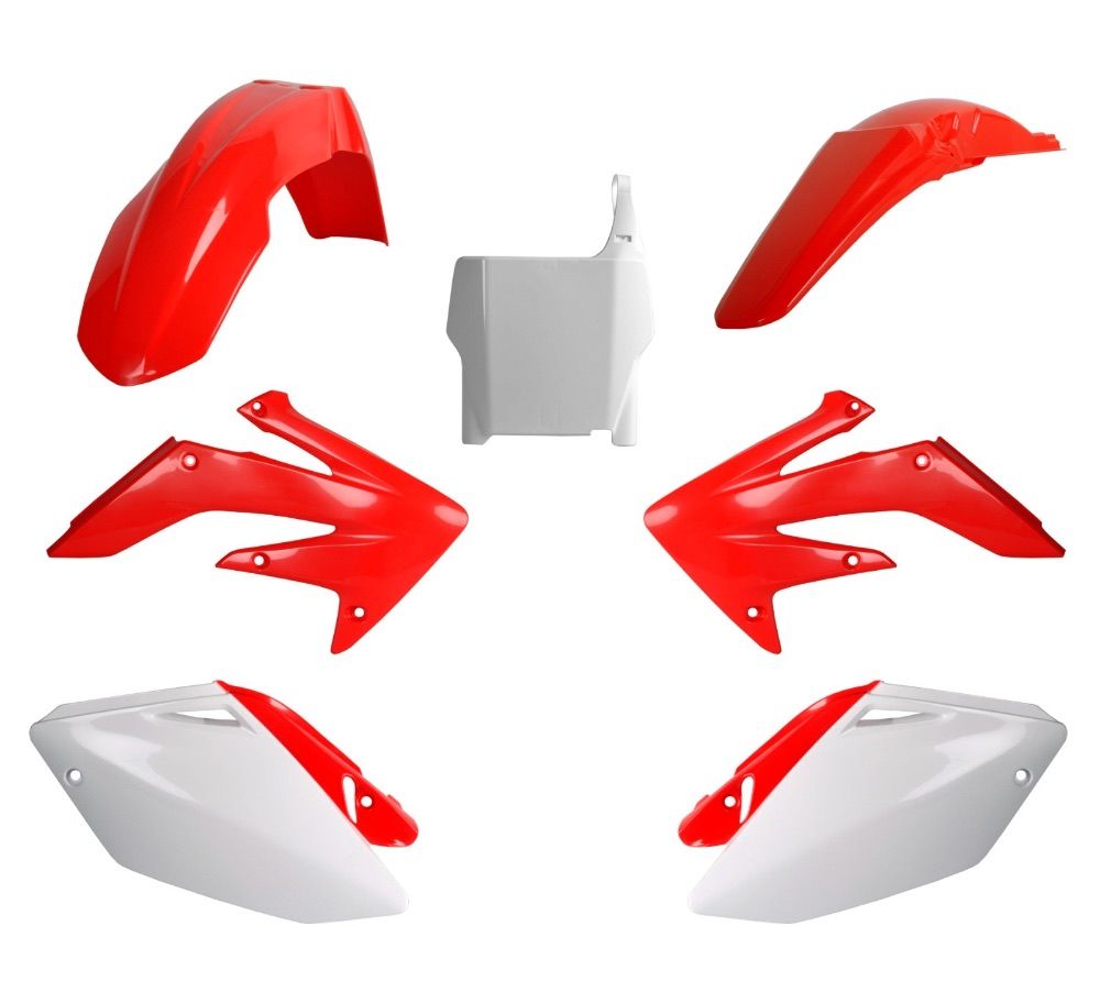 Kit plásticos CRF 250 de 2005 um escape