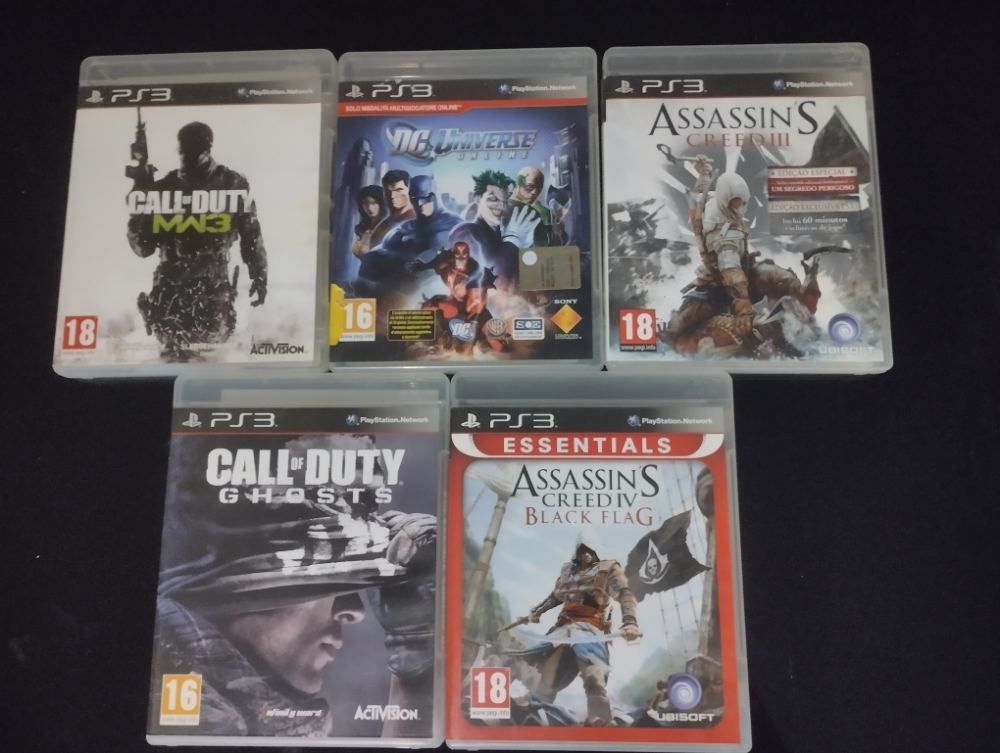 Pack de 5 jogos PS3