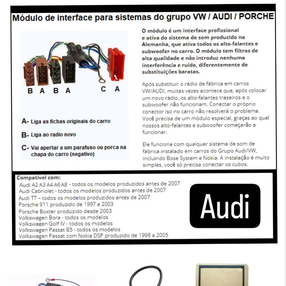 Audi interface bose